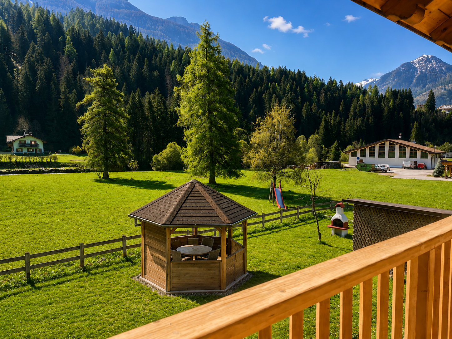 Il panorama dal nostro balcone: Relax immerso nel verde